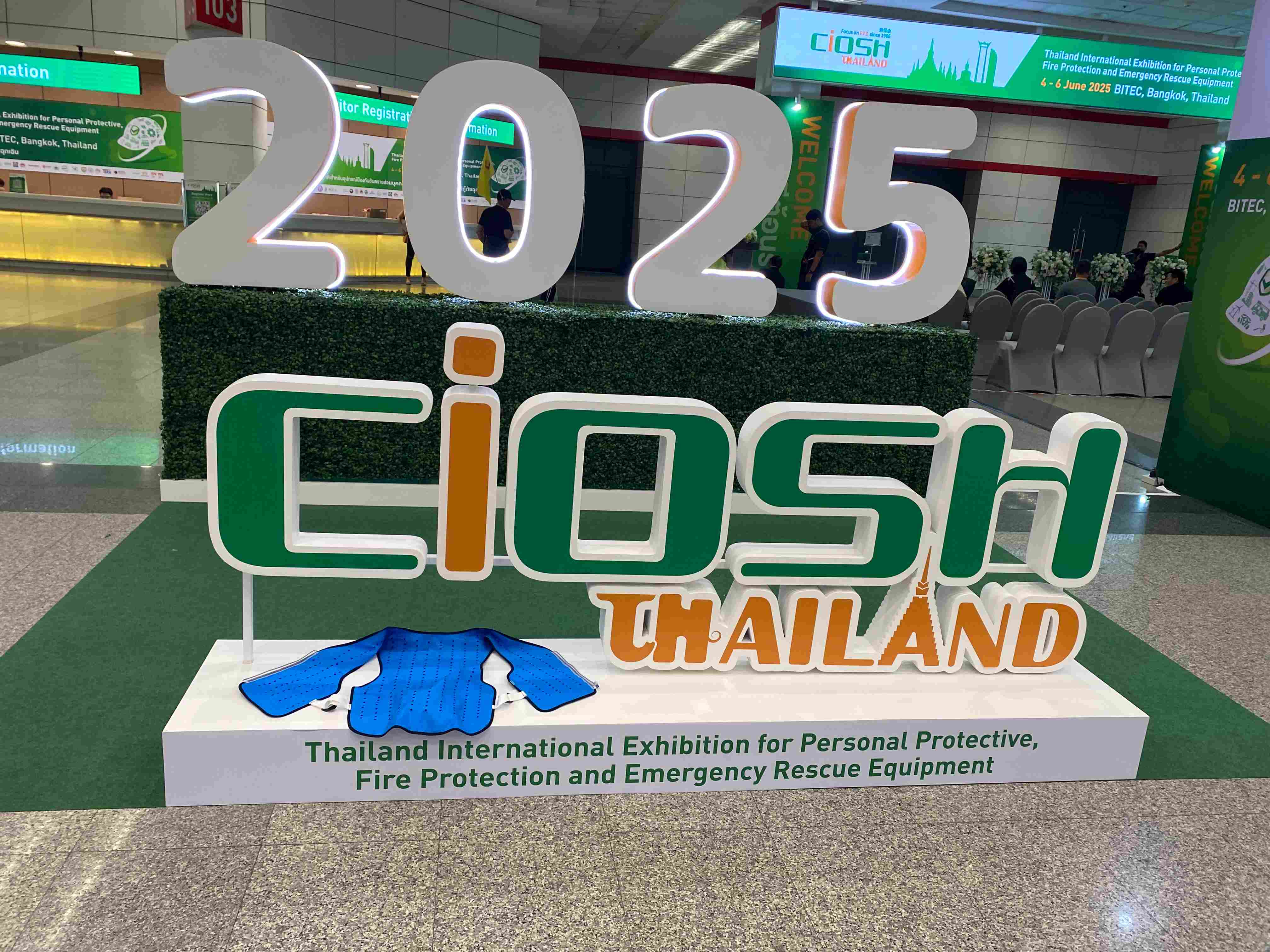 Suzhou SenJoy Cooling Clothing успешно завершила выставку на выставке Thailand Safety Expo 2025